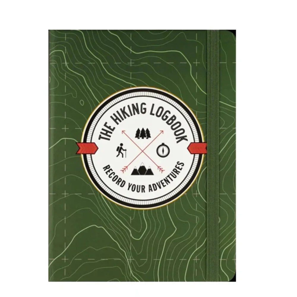 NWT, The Hiking Logbook: Record Your Adventures, Peter Pauper Press, Green